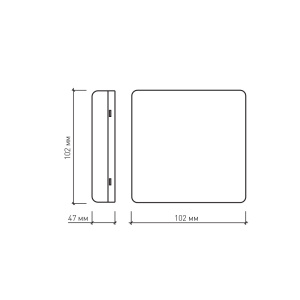 Накладной светодиодный светильник NLS-5W AC175-265V 5W  (Универсальный белый)