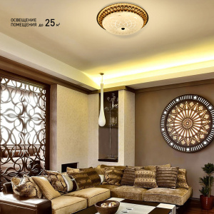 Управляемый светодиодный светильник on/off  MAROCCO GOLD 72W R-510-WHITE-220-IP20