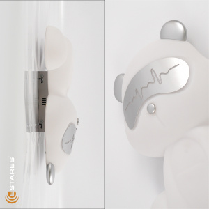 Управляемый светодиодный светильник KIDS BEAR 70W B-ON/OFF-500x380x135-SILVER/WHITE-220-IP20