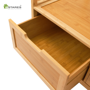 COMMOD bamboo 4F-2D-BEIGE-80x52x190 комод-вешалка