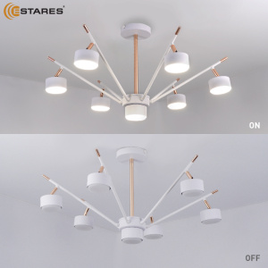 Люстра ATENA 7хGX53 R-750x350-WHITE/GOLD-220-IP20