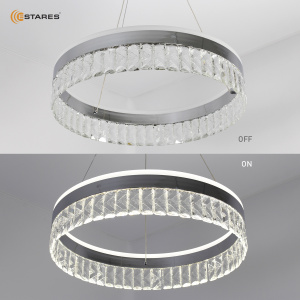 Управляемая светодиодная люстра CARINA 90W R-APP-500x1200-CHROME/CLEAR-220-IP20