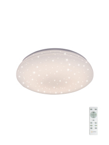   Управляемый светодиодный светильник SATURN 25W RGB R-328-SHINY/WHITE-220-IP44 /2019