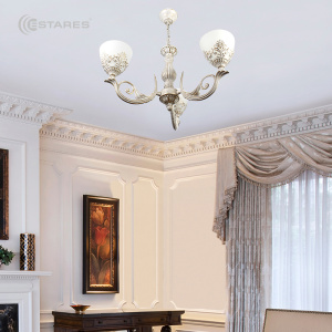 Люстра PARIS 02 3хE27-550x550-PatinaWhite/opal-220-IP20