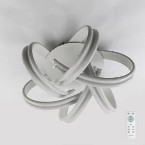 2020_Управляемый светодиодный светильник VOLNA DOUBLE 170W 6С-520х220-WHITE/OPAL-220-IP20