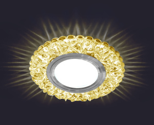 Светодиодный точечный светильник ES-905/MR16-98-2,5W/NW-CLEAR/YELLOW-220-IP20