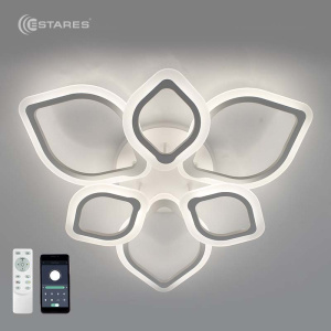 Управляемая светодиодная люстра AZALIA RGB 100W 6R-APP-680x110-WHITE/WHITE-220-IP20