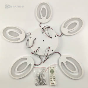 Управляемый светодиодный светильник ELLIPS DOUBLE 120W OV-520-WHITE/WHITE-220-IP20 
