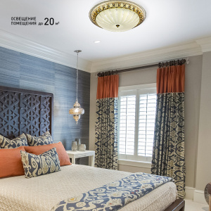 Управляемый светодиодный светильник on/off  CASABLANCA  GOLD 72W R-515-WHITE-220-IP20