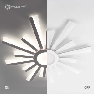 Управляемая светодиодная люстра  TERESA 100W R-APP-680x50-WHITE/WHITE-220-IP20