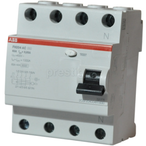 ABB 2CSF204004R1630 Выкл. диф. тока 4мод. FH204 AC-63/0,03