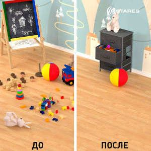 COMMOD novel 3F-3D-GRAY-45х30x73 комод-мини