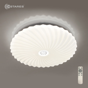 Управляемый светодиодный светильник LITECO 48W LCRC-04-400x70-DIM-WHITE/SHINY-220-IP20