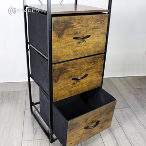 COMMOD WOOD-II 5F-3D-BROWN-44X40X155.2 комод пенал