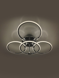 Cветодиодный светильник RINGS 48W R-540-NW-CHROME/WHITE-220-IP20/4000К