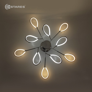 Управляемый светодиодный светильник MAGNOLIA 80W R-680-CHROME/OPAL-220-IP20