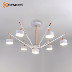 Люстра ATENA 7хGX53 R-750x350-WHITE/GOLD-220-IP20