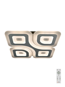 Управляемый светодиодный светильник Geometria Quadrate 85w q-500-white-220-ip44