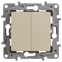 Legrand 672302 Выкл 2клав винт 10АХСЛНК ETIKA