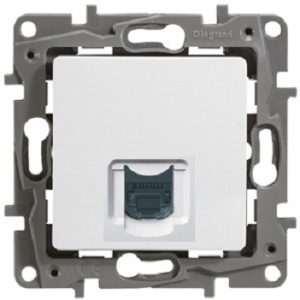 Legrand 672240 Розетка RJ11 БЕЛ ETIKA