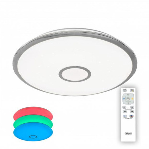 Люстра потолочная светодиодная с пультом Citilux Старлайт CL70380RGB Хром