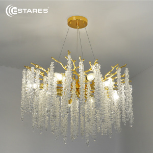 Люстра ROXANA 65 E14х8 R-600x1200-GOLD/CRYSTAL-220-IP20