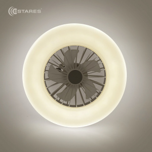 Управляемая светодиодная лампа-вентилятор FAN LAMP 24W+4W E27 R-ON/OFF-WW-270x143-WHITE-220-IP20