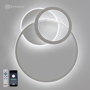  Управляемая светодиодная люстра ADARA 70W 3R-APP-480x80-WHITE/WHITE/CLEAR-220-IP20