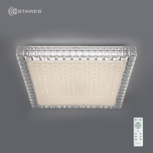Управляемый светодиодный светильник AKRILIKA SOTA 55W S-400-CLEAR/SHINY-220-IP44
