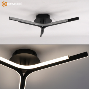  Управляемая светодиодная люстра  RUBY 60W 3L-RC-600x90-BLACK/WHITE-220-IP20