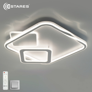 Управляемая светодиодная люстра GERMANICA 100W SS-RC-550x537x80-WHITE/WHITE-220-IP20