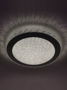  Накладной светодиодный светильник SIYANIE 25W R-350-CW-CRYSTAL-IP20/2019