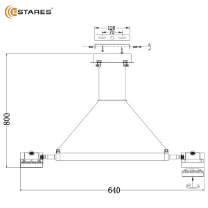 Люстра LAMPADA 6xGX53-640x800-BLACK-220-IP20