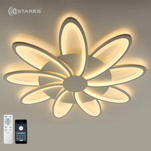 Управляемая светодиодная люстра LORENA 150W 9R-APP-825X46-WHITE/WHITE-220-IP20