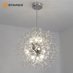 Люстра NOVELLA H 9XG9 R-500X1500-CHROME/CRYSTAL-220-IP20