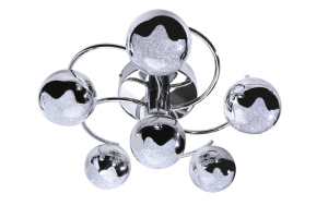 Люстра светодиодная PALLA VI-I 48W 3000K chrome-crystal