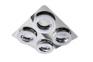 Люстра светодиодная ANELLO 36W 3000K chrome-crystal