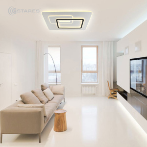 Управляемый светодиодный светильник UNIVERSE 150W L-RC-1030X630X50-WHITE/WHITE-220-IP20