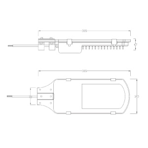 Консольный светильник MS-PILAR-50W (Холодный белый)