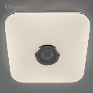 Управляемая светодиодная музыкальная люстра MUSIC RGB 40W S-APP-330-WHITE/CHROME-220-IP20
