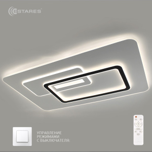 Управляемый светодиодный светильник UNIVERSE 150W L-RC-1030X630X50-WHITE/WHITE-220-IP20