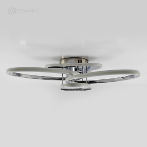 Управляемая светодиодная люстра ELLISSE RGB 66W 3F-600/120-RC-CHROME/OPAL-220-IP20