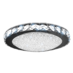  Накладной светодиодный светильник SIYANIE 25W R-350-CW-CRYSTAL-IP20
