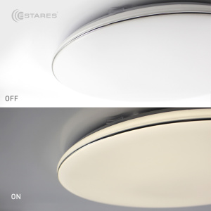 Управляемый светодиодный светильник LITECO 50W LC-07R-530x54-STEP/DIM-WHITE/WHITE-220-IP20