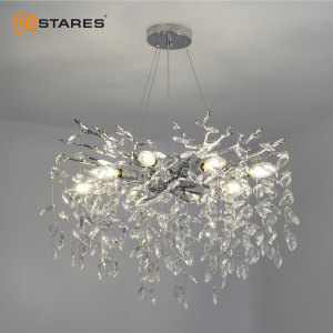 Люстра ROXANA 55 E14х8 R-600x1200-CHROME/CRYSTAL-220-IP20