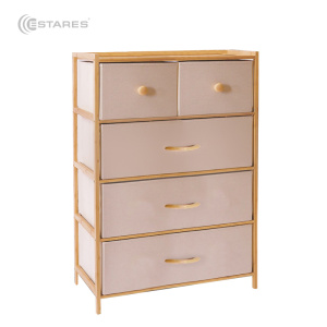 COMMOD bamboo 4F-5D-BEIGE-58x30x94 комод-макси
