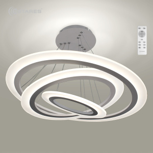 Управляемый светодиодный светильник GRAVITACIA ACRYLIC 75W R-680-WHITE/WHITE-220-IP40
