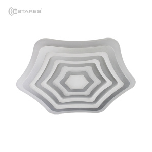 Управляемый светодиодный светильник FLEXION DOUBLE 80W R-500-WHITE/SILVER-220-IP44
