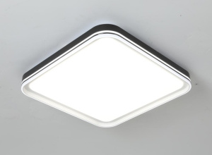 Управляемый светодиодный светильник OLIVER 100W S-IRC-500x500x75-WHITE/BLACK/WHITE-220-IP40