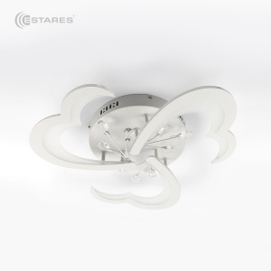 Управляемая светодиодная люстра СRYSTALwhite 01 30W R-ON/OFF-540x85-WHITE/WHITE-220-IP20